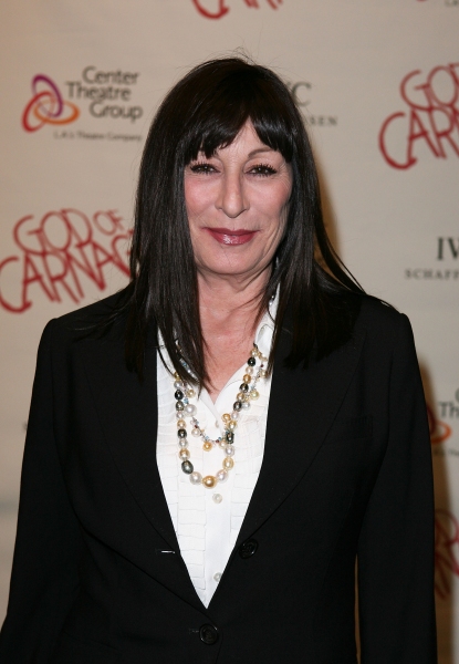 LOS ANGELES, CA - APRIL 13: Anjelica Huston poses during the arrivals for the opening Photo