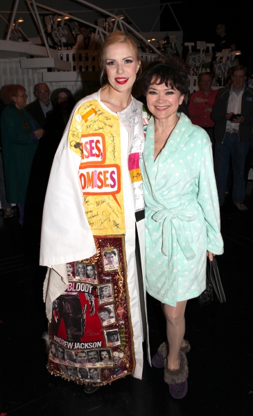 Jennifer Frankel & Linda Hart celebrating the Broadway Opening Night Gypsy Robe Cerem Photo