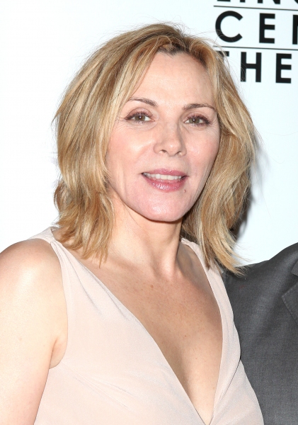 Kim Cattrall & Date attending the Opening Night After Party for 'War Horse' in New Yo Photo