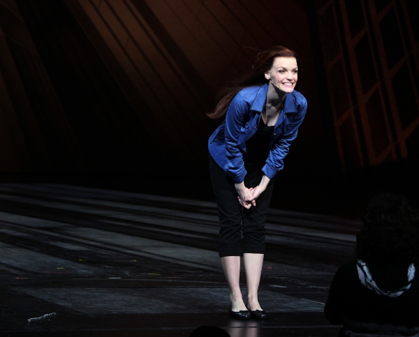 Jennifer Damiano during the Final Curtain Call Bow for the Original Version of 'Spide Photo