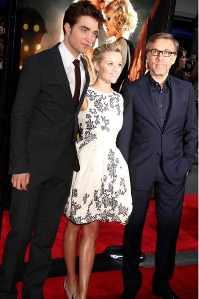 Robert Pattinson, Reese Witherspoon and Christoph Waltz Photo