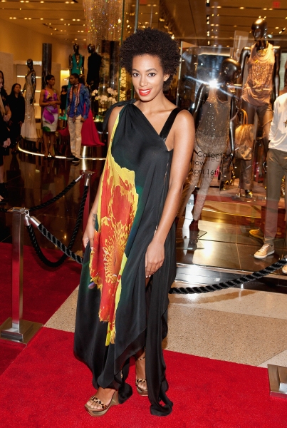 Photo Coverage: Solange Knowles DJ's at the Roberto Cavalli Fall Launch Image