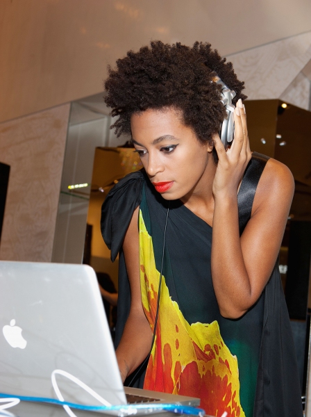 Photo Coverage: Solange Knowles DJ's at the Roberto Cavalli Fall Launch Image