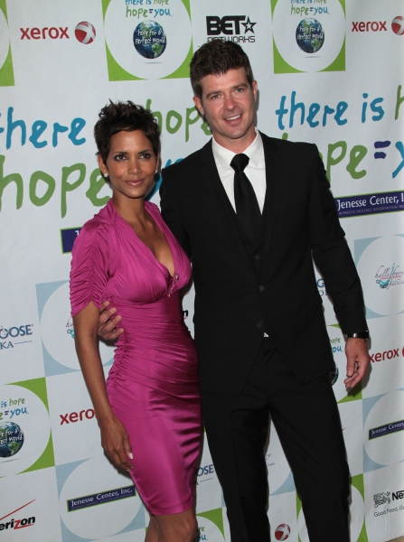 Halle Berry, Robin Thicke Photo