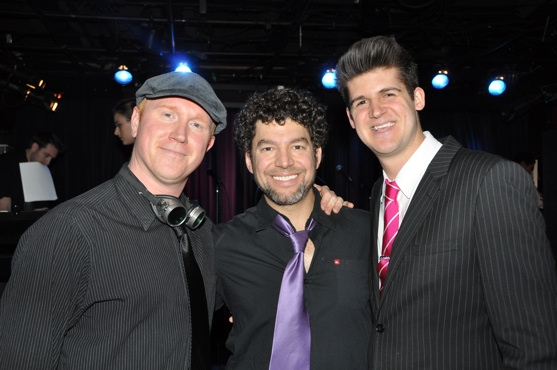 Chris Blisset (Composer), Paul Stancato (Director) and John Forslund Photo