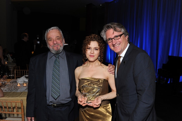 Stephen Sondheim, Bernadette Peters and Eric Schaeffer Photo