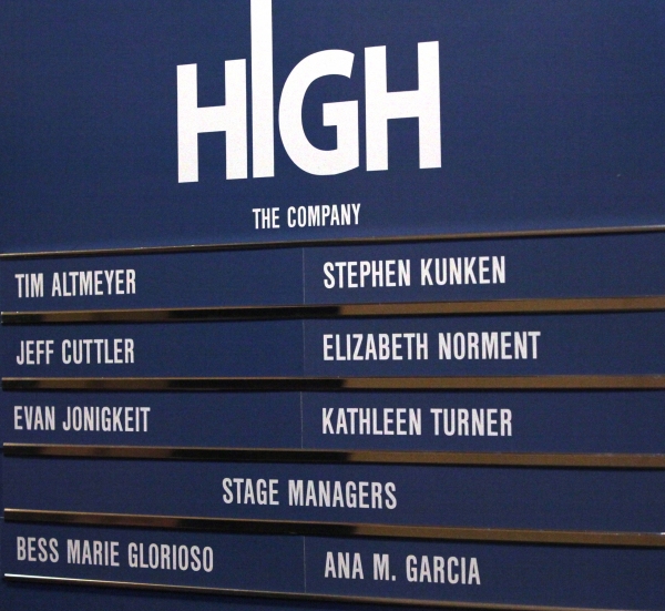 Photo Coverage: HIGH Opening Night on Broadway Curtain Call Image