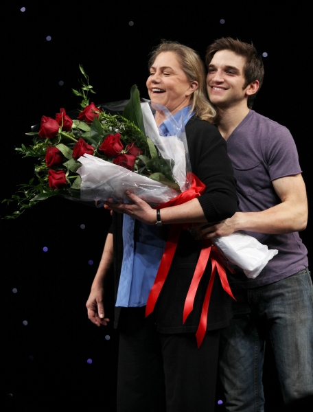 Kathleen Turner & Evan Jonigkeit attending the Broadway Opening Night Performance Cur Photo