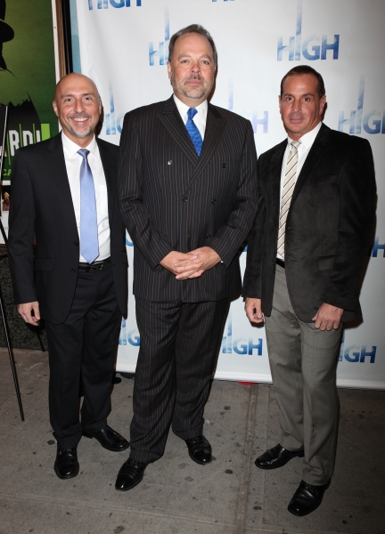 Rob Ruggiero, Steve Pasierb and Matthew Lombardo attending the Broadway Opening Night Photo