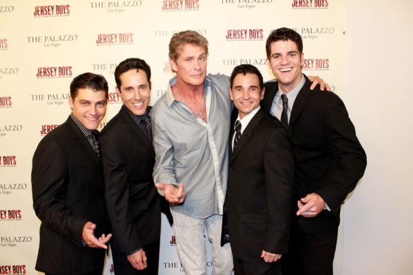 Photo Flash: David Hasselhoff Visits Vegas JERSEY BOYS Image