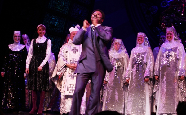 Kingsley Leggs during  the Broadway Opening Night Curtain Call for 'Sister Act' in Ne Photo