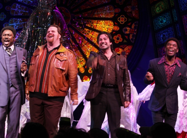 Kingsley Leggs, John Treacy Egan, Caesar Samayoa & Demond Green during  the Broadway  Photo