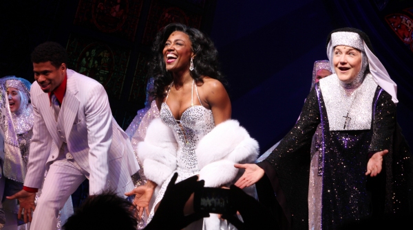 Chester Gregory & Patina Miller & Victoria Clark during  the Broadway Opening Night C Photo