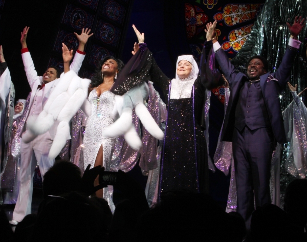 Chester Gregory, Patina Miller, Victoria Clark, Kingsley Leggs during  the Broadway O Photo