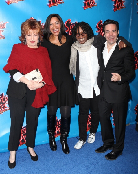 Joy BeHar, Grace Hightower, Whoopi Goldberg & Mario Cantone attending the Broadway Op Photo