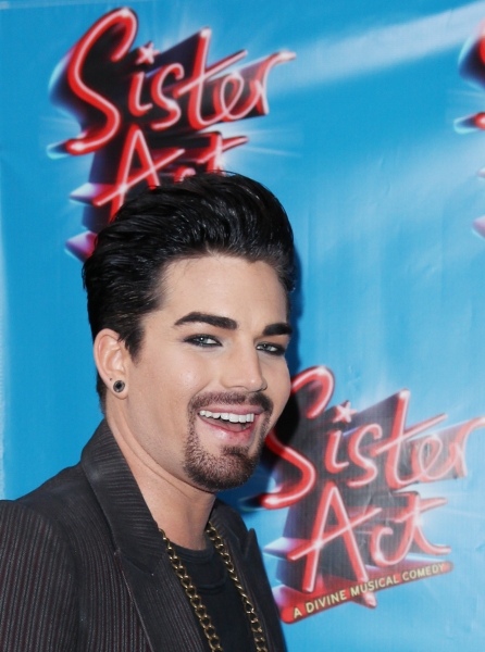 Adam Lambert attending the Broadway Opening Night Performance of 'Sister Act' at the  Photo