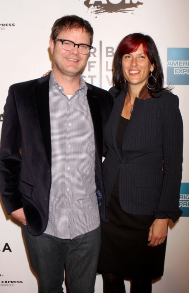  Rainn Wilson and wife Holiday Reinhorn Photo