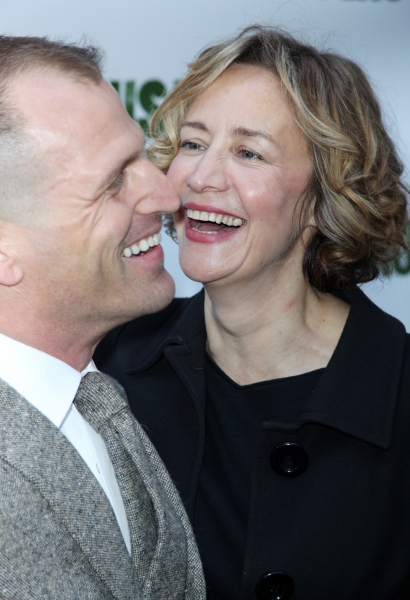 Joe Coleman and Janet McTeer attending the Broadway Opening Night Performance of 'Jer Photo