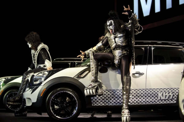 Photo Flash: Kiss Performs at the Auto Show Press Conference Image