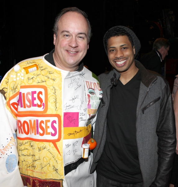 Kevin Ligon with Chester Gregory attending the 'Sister Act'  Broadway Opening Night P Photo