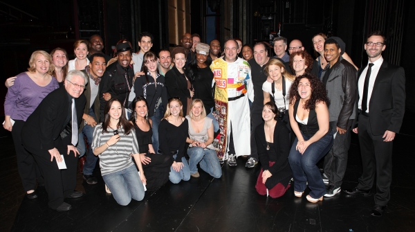 Kevin Ligon with The Company attending the 'Sister Act'  Broadway Opening Night Perfo Photo