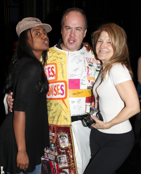 Patina Miller, Kevin Ligon & Victoria Clark attending the 'Sister Act'  Broadway Open Photo