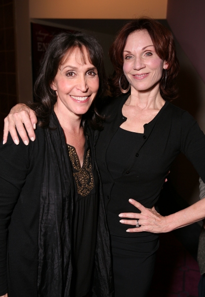 Cast member Gina Hecht and actress Marilu Henner Photo