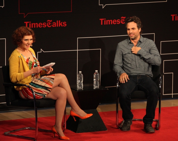 Times Talks- Melena Ryzik has a Conversation with Mark Ruffalo at Times Center in New Photo