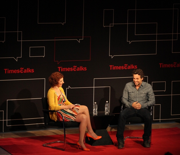 Times Talks- Melena Ryzik has a Conversation with Mark Ruffalo at Times Center in New Photo