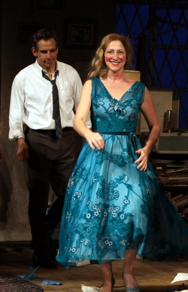 Ben Stiller & Edie Falco during the Broadway Opening Night Curtain Call for The House Photo