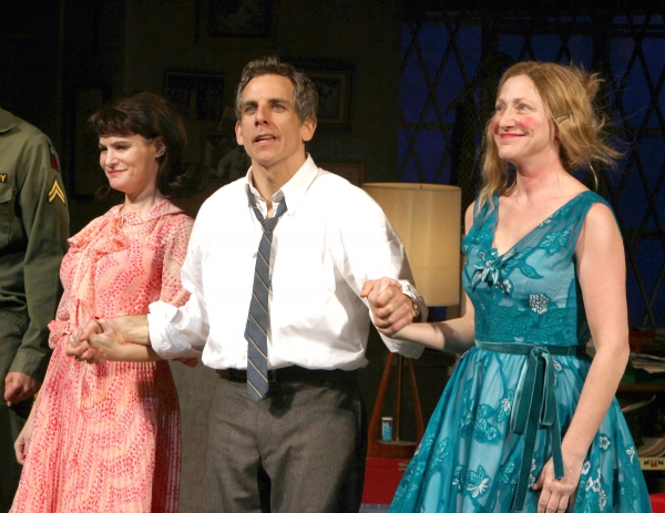 Jennifer Jason Leigh & Ben Stiller & Edie Falco during the Broadway Opening Night Cur Photo