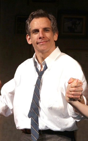 Ben Stiller during the Broadway Opening Night Curtain Call for The House Of Blue Leav Photo