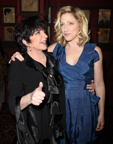Liza Minnelli & Edie Falco attending the Broadway Opening Night After Party for The H Photo