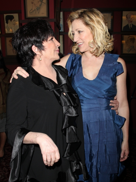 Liza Minnelli & Edie Falco attending the Broadway Opening Night After Party for The H Photo