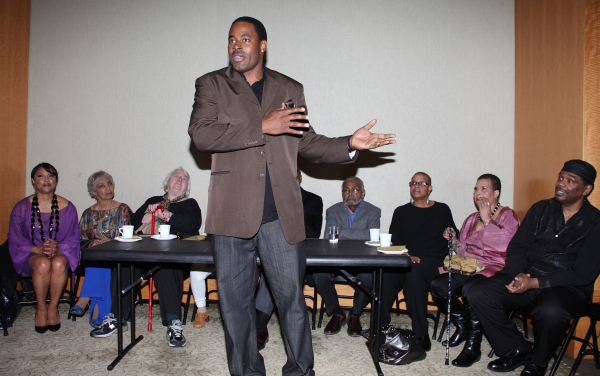 Lamman Rucker attending the New Federal Theatre Press Conference at Trump Place, New  Photo