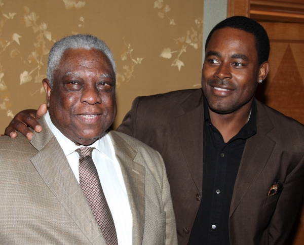 Woodie King Jr. & Lamman Rucker attending the New Federal Theatre Press Conference at Photo