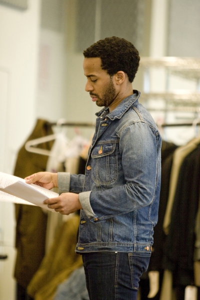 Andre Holland in rehearsal for the Shakespeare in the Park production of All's Well T Photo