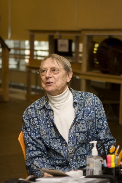 John Cullum in rehearsal for the Shakespeare in the Park production of All's Well Tha Photo