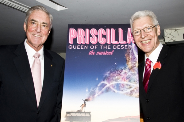 Australian Consul General Phillip Scanlan & Tony Sheldon Photo