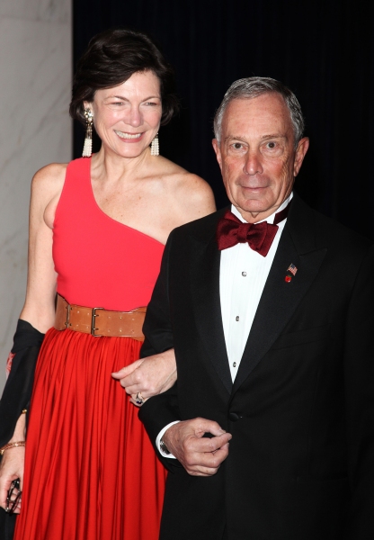 Michael R. Bloomberg & Diana Taylor  attending the White House Correspondents' Associ Photo