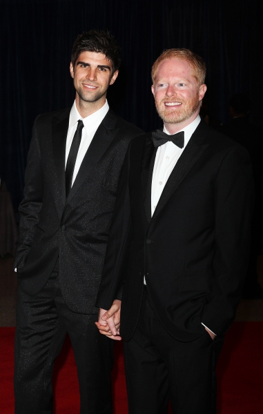 Jesse Tyler Ferguson & Boyfriend Justin Mikita attending the White House Corresponden Photo