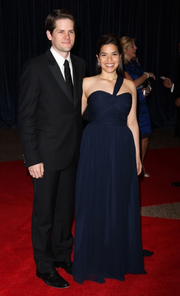 America Ferrera & Ryan Piers Williams attending the White House Correspondents' Assoc Photo