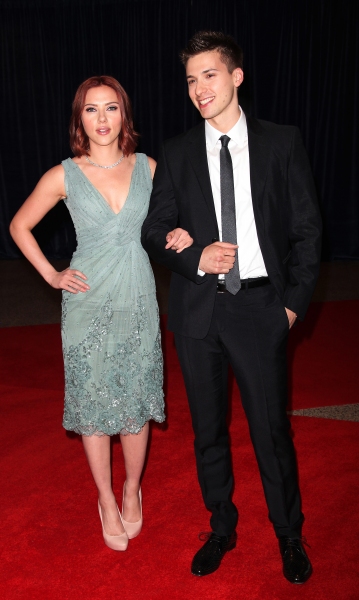 Scarlett Johansson & Brother attending the White House Correspondents' Association (W Photo