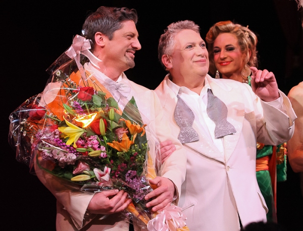 Christopher Sieber and Harvey Fierstein Photo