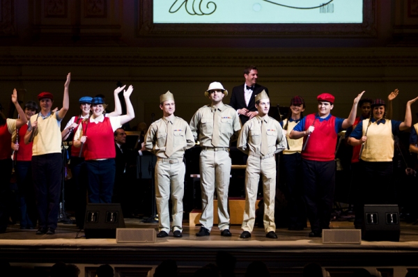 Randy Redd, Zak Resnick, Matt Dengler & the Camp Broadway Kids Photo