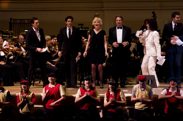 Aaron Lazar, Tony DeSare, Christine Ebersole, Tom Wopat, Michele Lee & Zak Resnick Photo