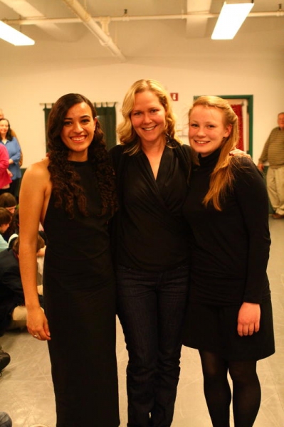 Rebecca Luker with Coleman cast members (left to right) Faith Otey and Anne Clare Gib Photo