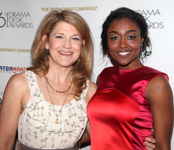 Victoria Clark & Patina Miller attending the 56th Annual Drama Desk Award Nominees Re Photo