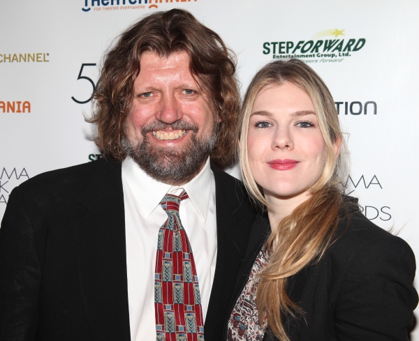 Oskur Eustis & Lily Rabe attending the 56th Annual Drama Desk Award Nominees Receptio Photo