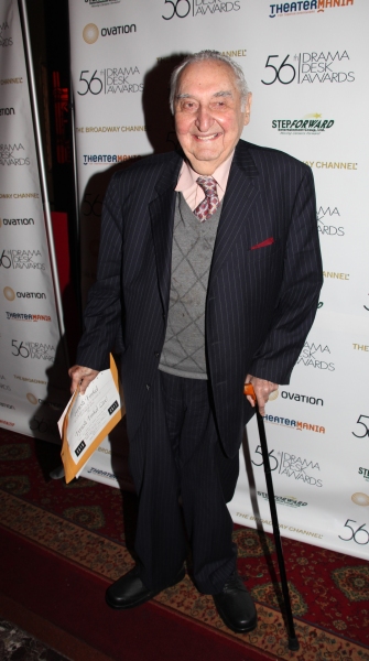 Fyvush Finkel attending the 56th Annual Drama Desk Award Nominees Reception at Bombay Photo